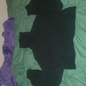 XS Knitted Black Turtle Neck
